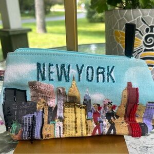 New York Skyline bedded coin purse